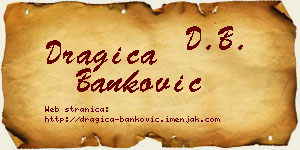 Dragica Banković vizit kartica
